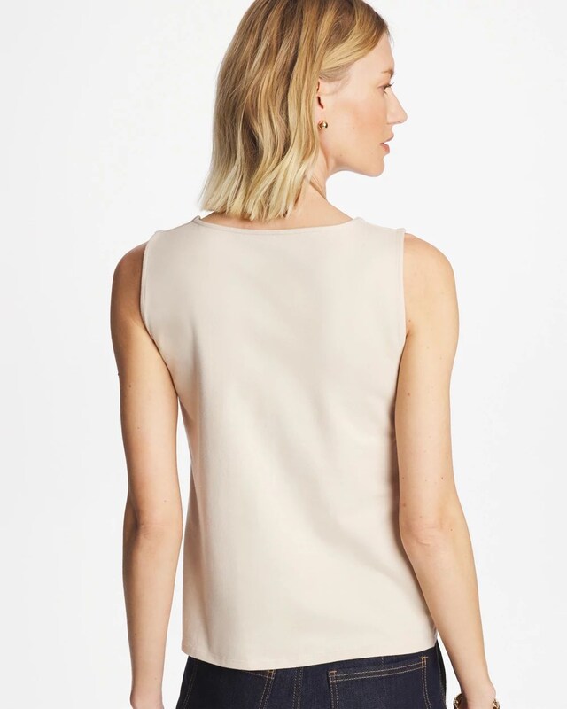 Contour Cotton Square Neck Tank - image 3